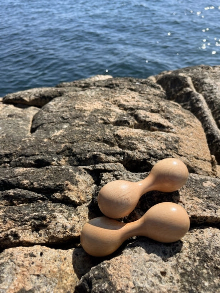 Wooden Double Maracas Baby