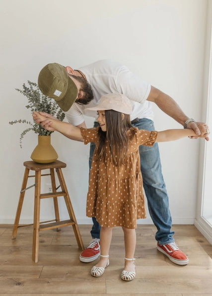 Olive Corduroy five panel hat - adult