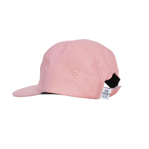 Cotton Five Panel Cap - Blush