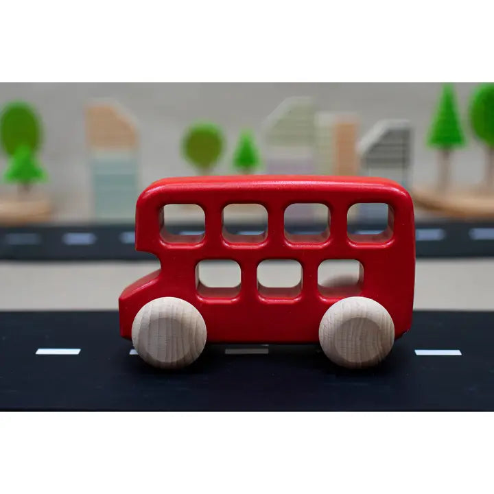 Wooden Double Decker Bus