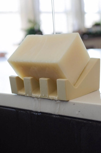 Silicone Draining Soap Dish - Sand