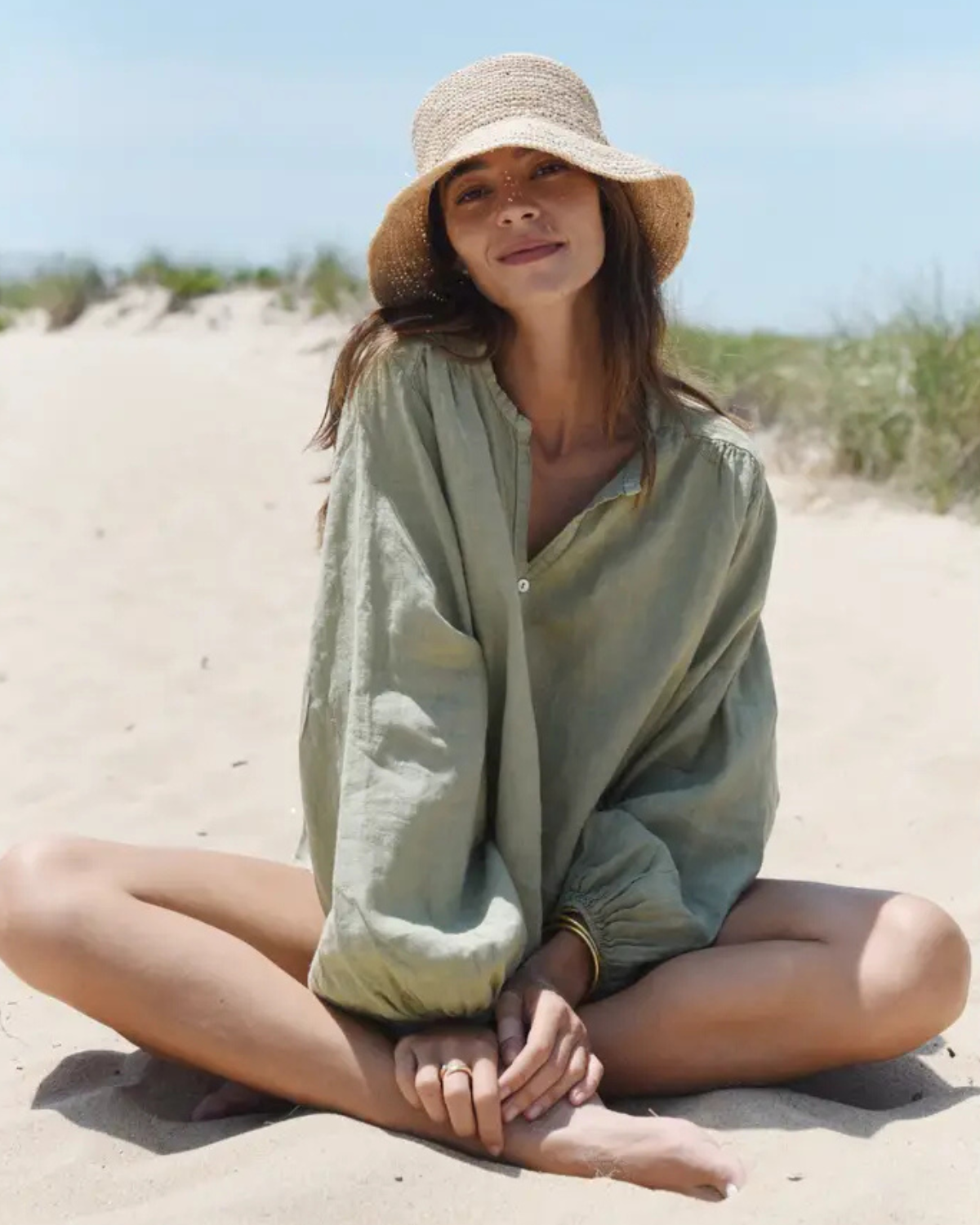 The Lily Blouse - sage
