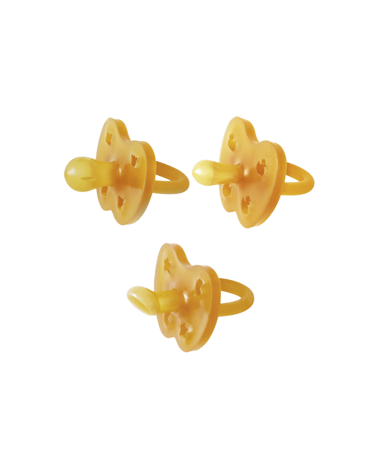 Pacifier Trial Trio Pack - Natural Rubber <br> Hevea