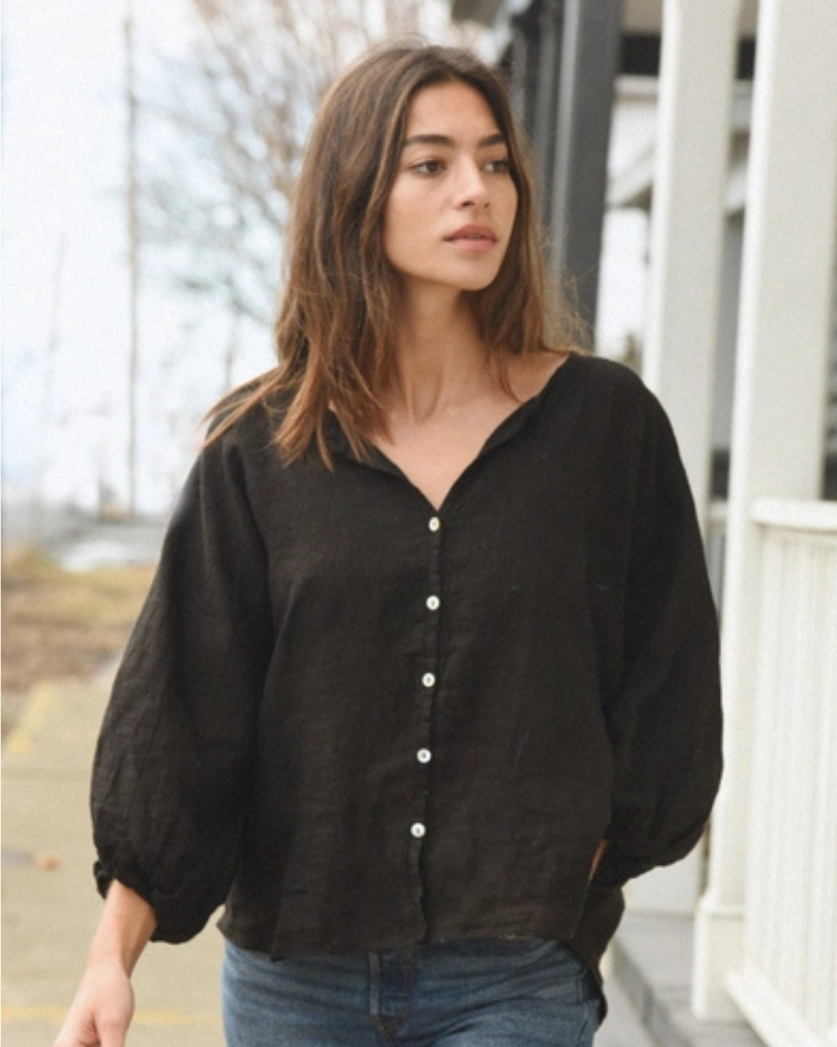 The Lily Blouse - noir