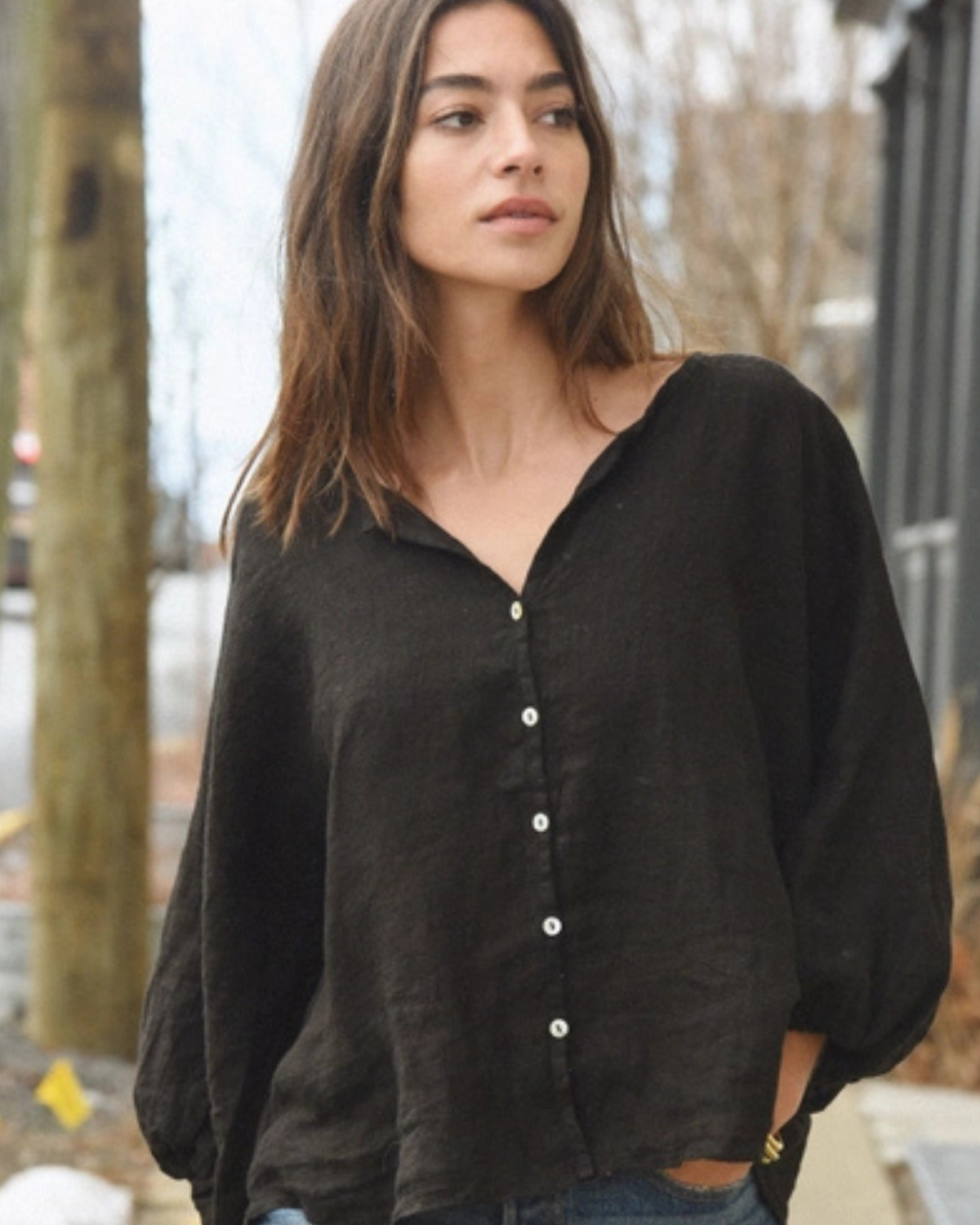 The Lily Blouse - noir