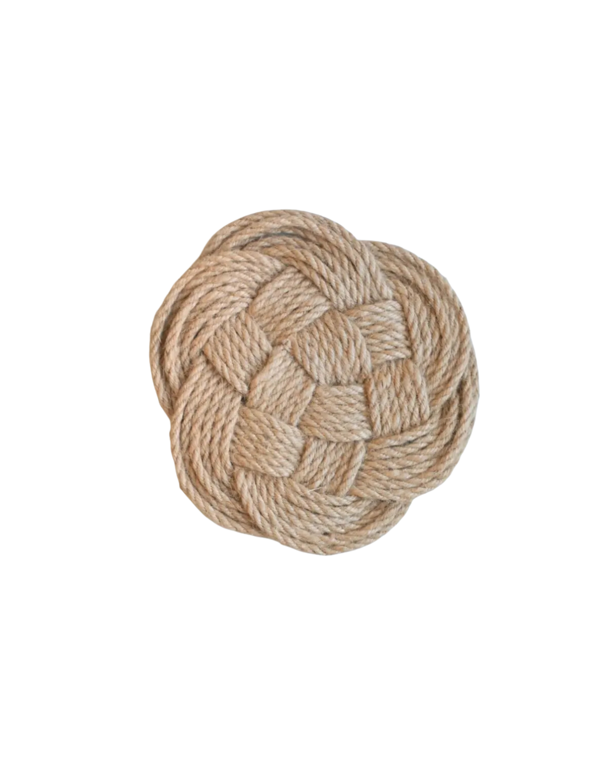 Round Jute Braided Trivet