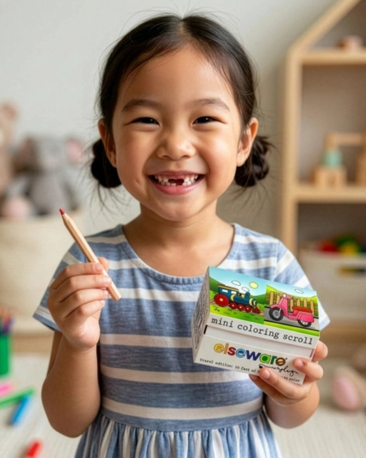 Mini Coloring Scrolls - Birthday