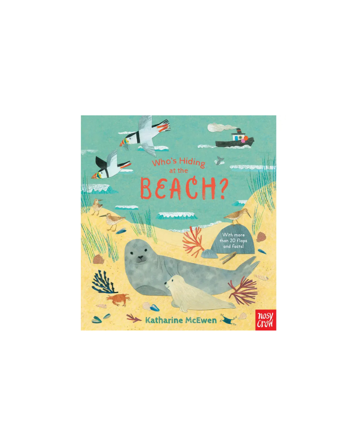 Who's Hiding at the Beach? Lift-the-Flap Book