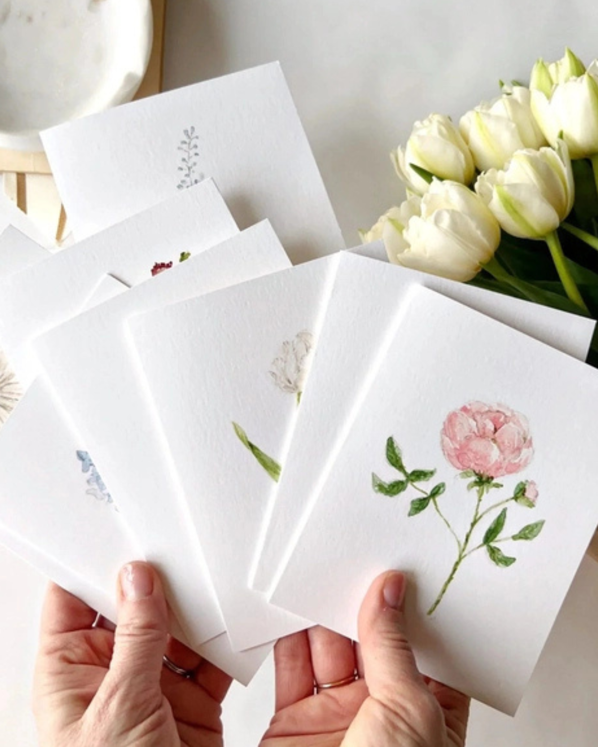 Garden Flowers Notecard Set