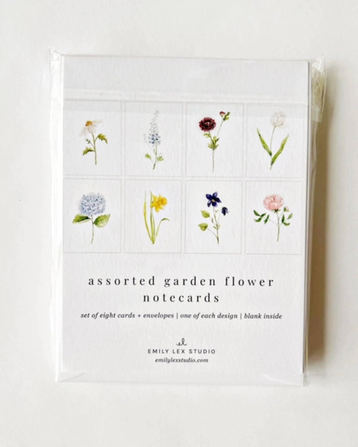 Garden Flowers Notecard Set