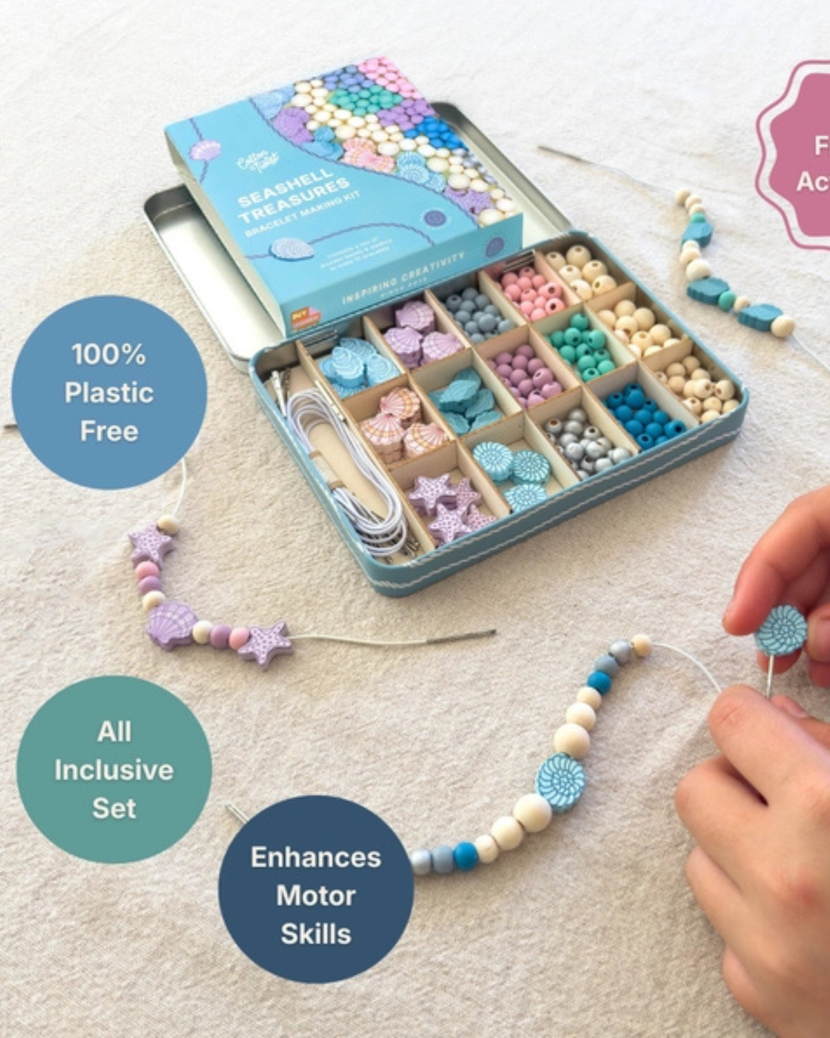 Seashell Treasures Bracelet Making Kit