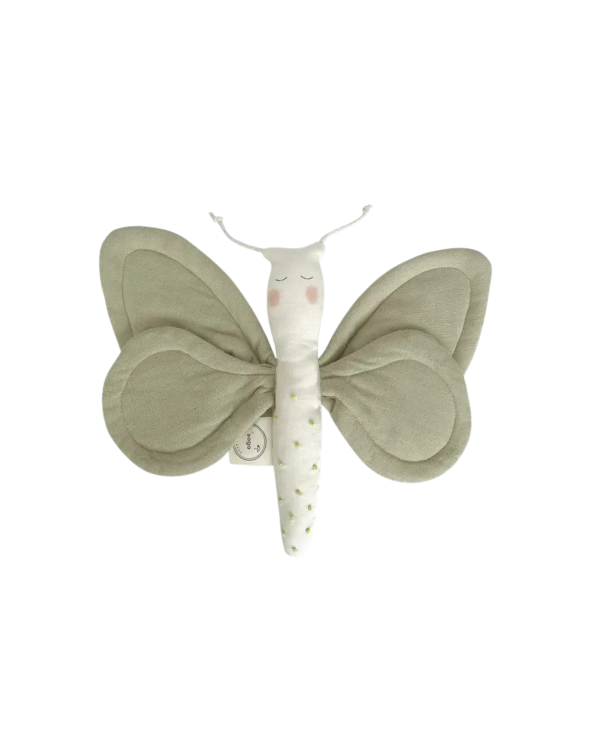 Baby Sensory Toy - Butterfly - green tea
