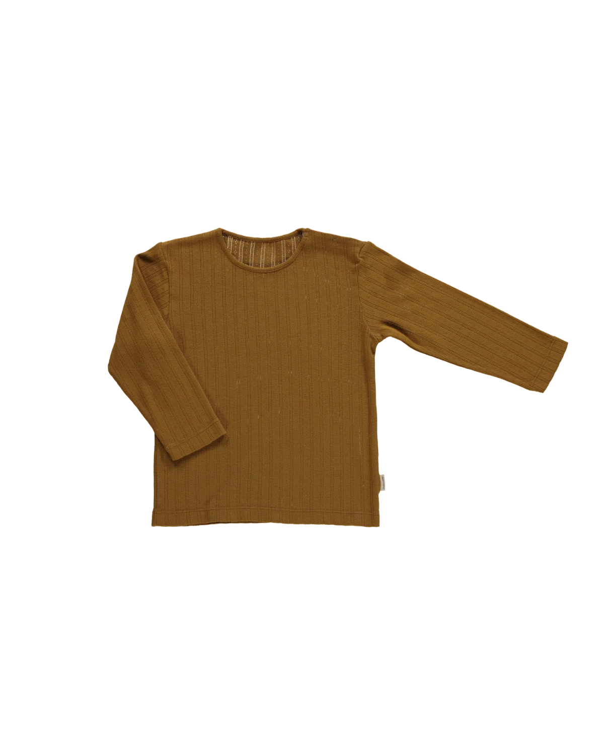 Pointelle Tee - olive
