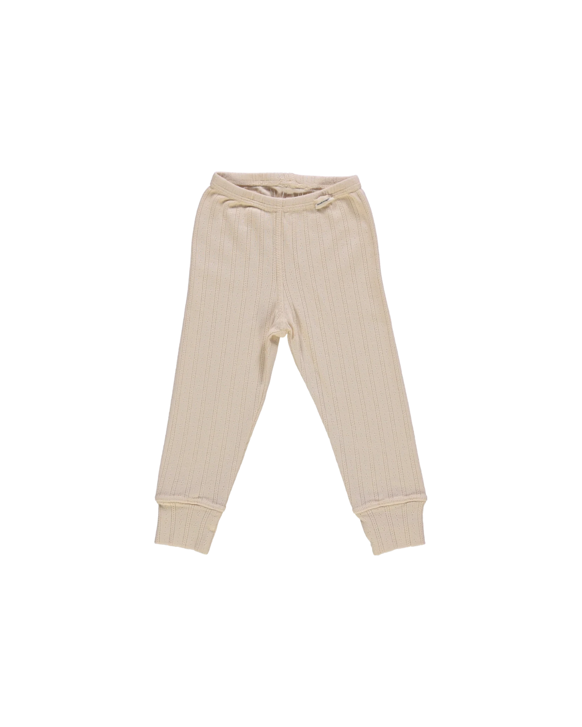 Basilic Pointelle Leggings <br>Poudre Organic