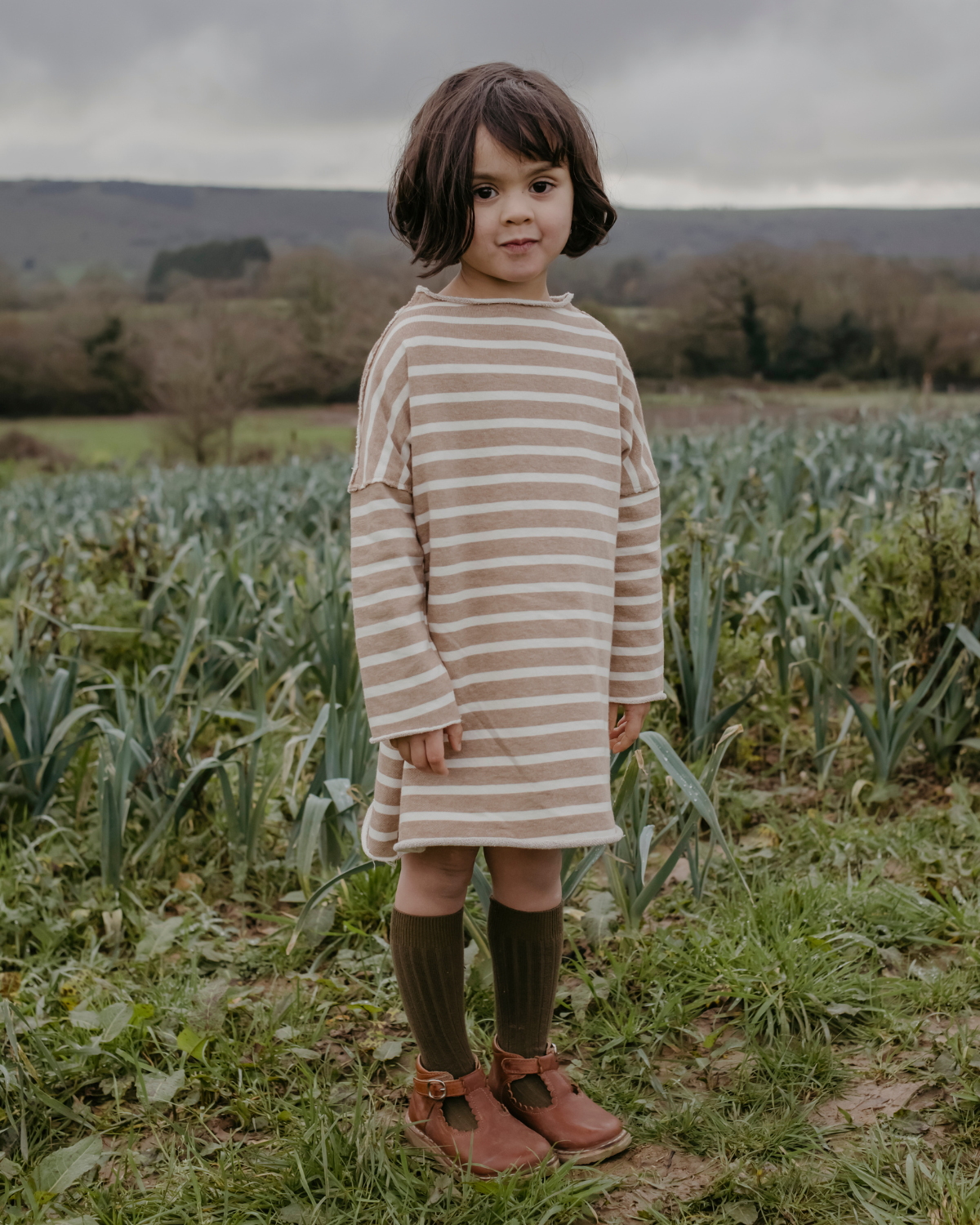 Baby French Terry Pullover Dress