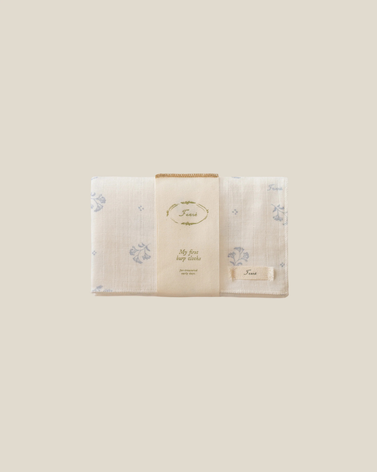 Burp cloth - Bluet (set of 2)