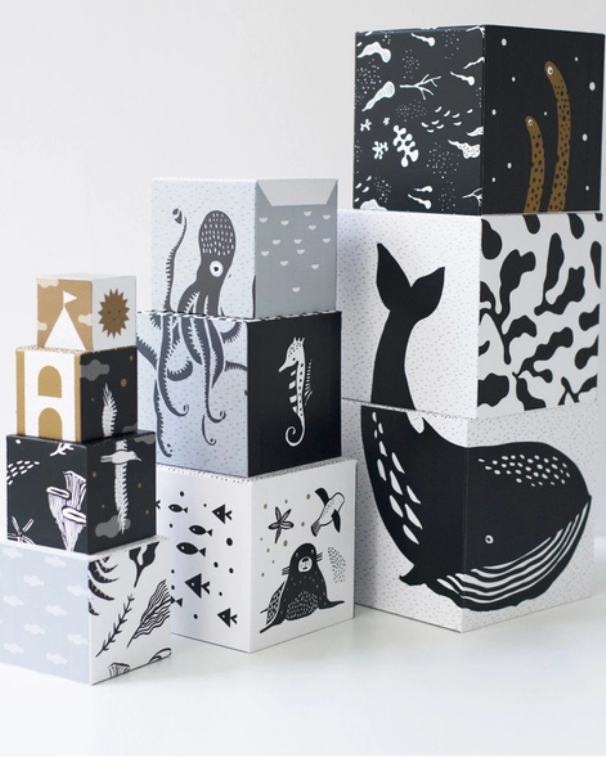 Nesting Blocks - ocean <br>Wee Gallery
