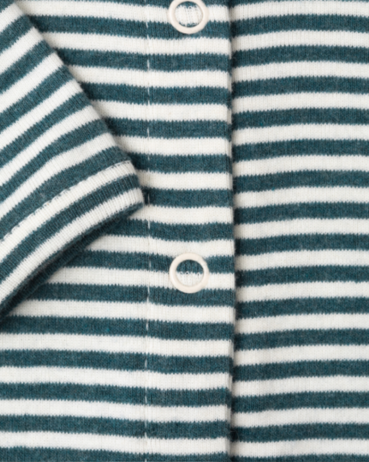 Organic Footies - navy/off white stripe <br> Serendipity