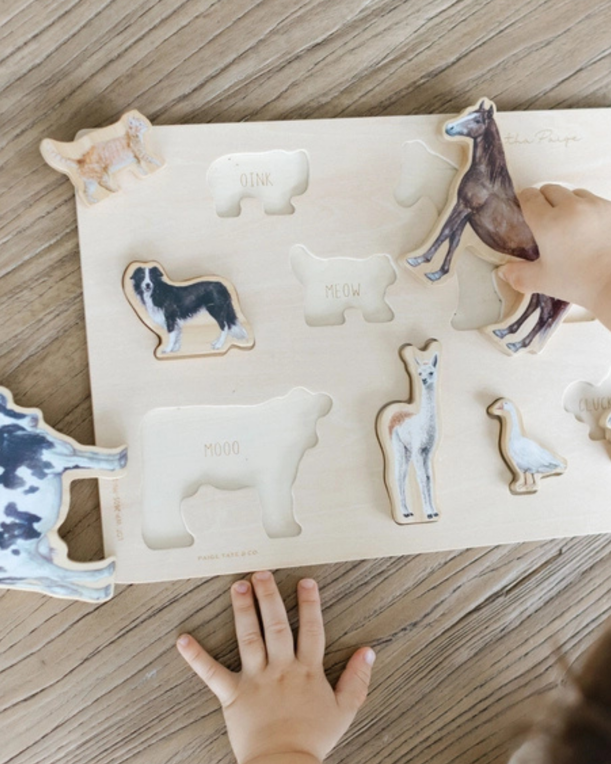 Farm Animals Wooden Puzzle: A Tabitha Paige Puzzle