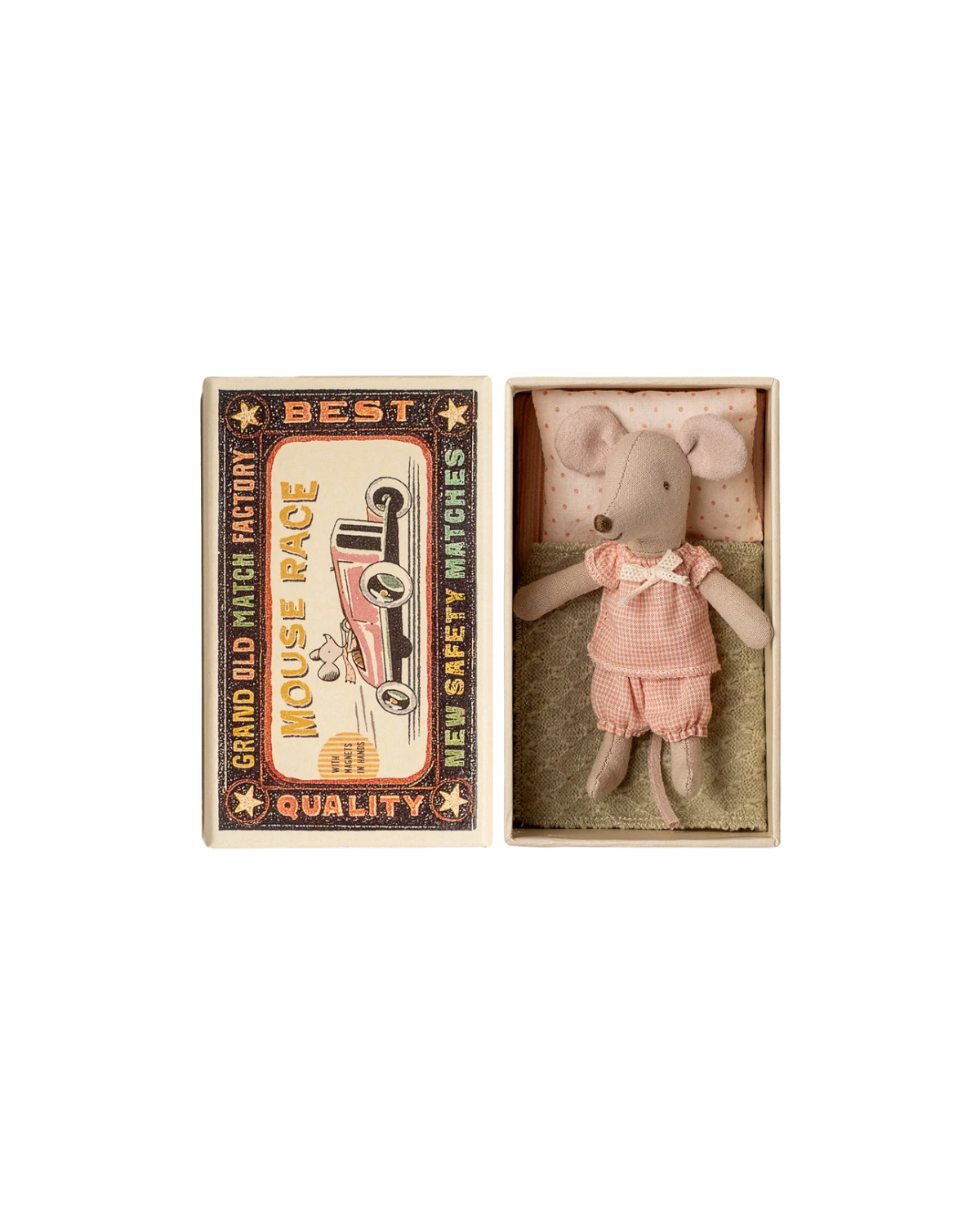 Little Sister Mouse in Matchbox