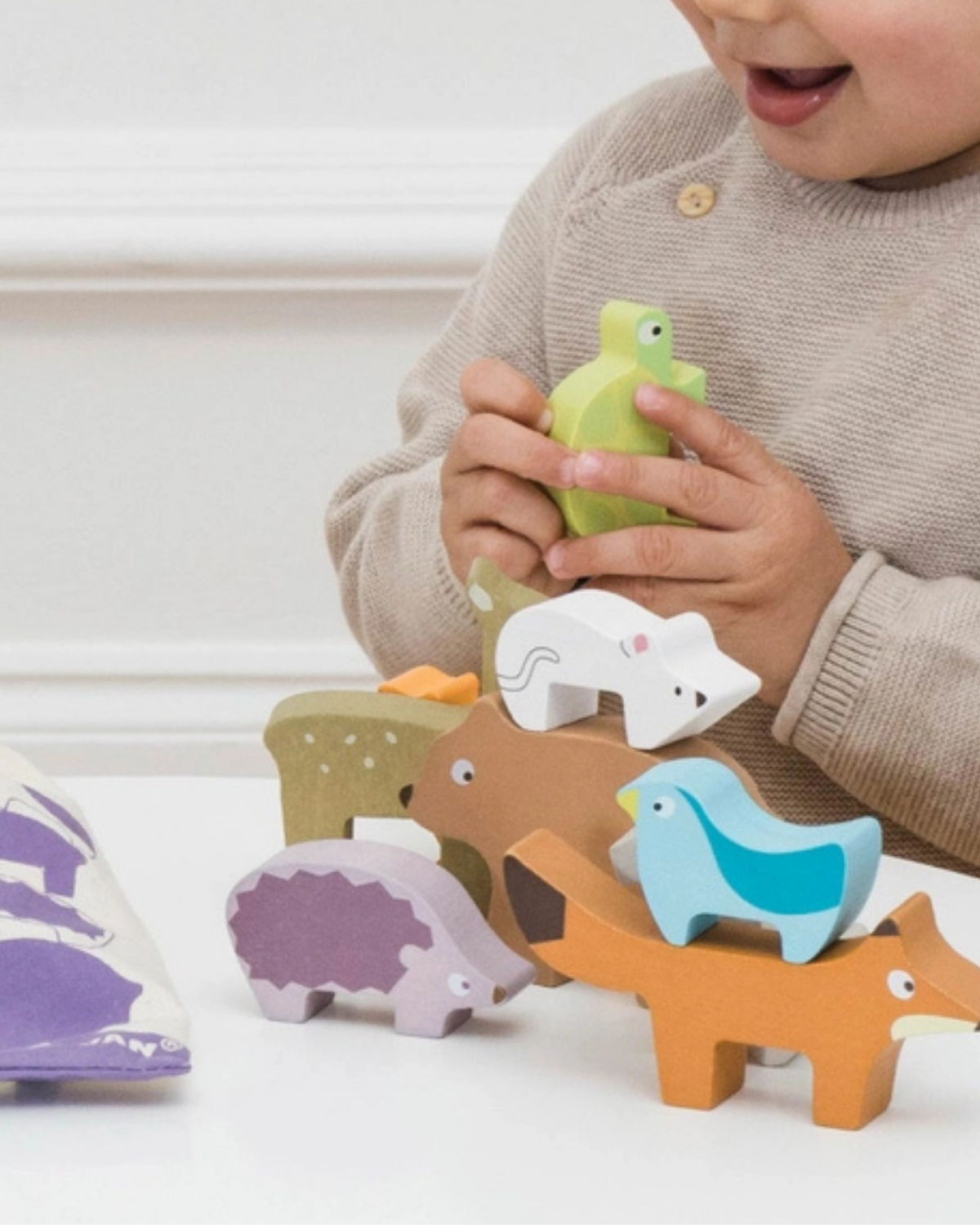 Woodland Stacking Forest Animals & Bag