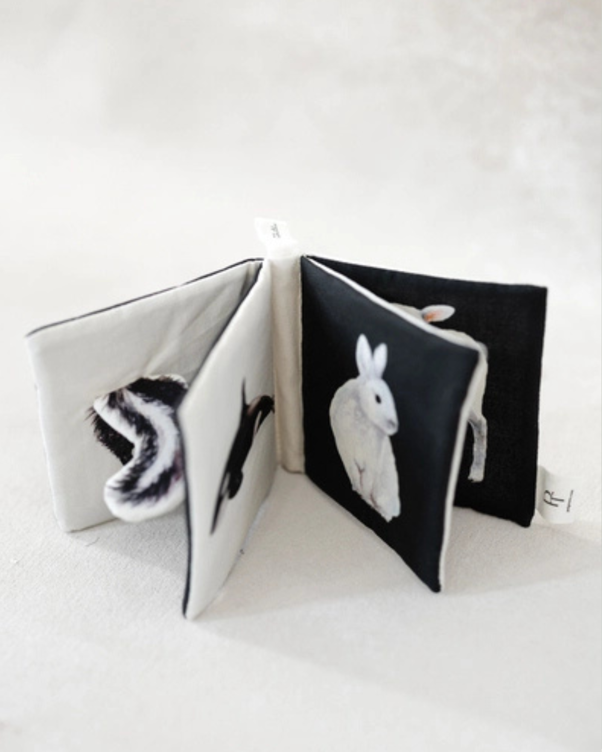 Baby Crinkle Fabric Book - organic cotton