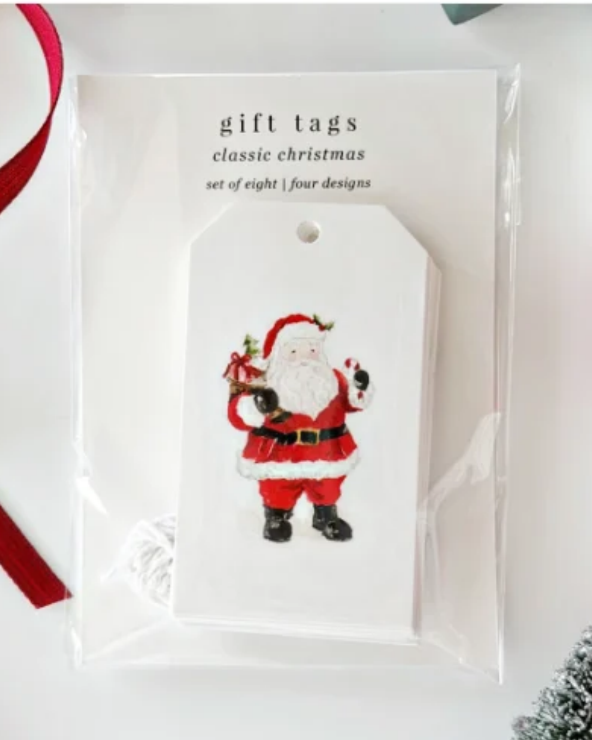 Assorted Classic Christmas Gift Tags