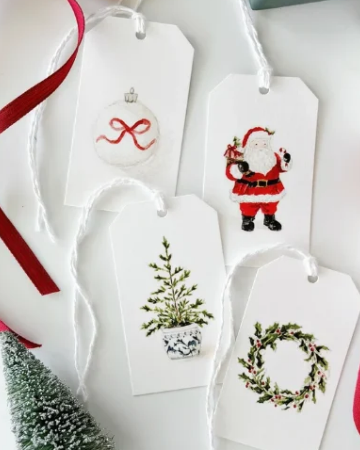 Assorted Classic Christmas Gift Tags