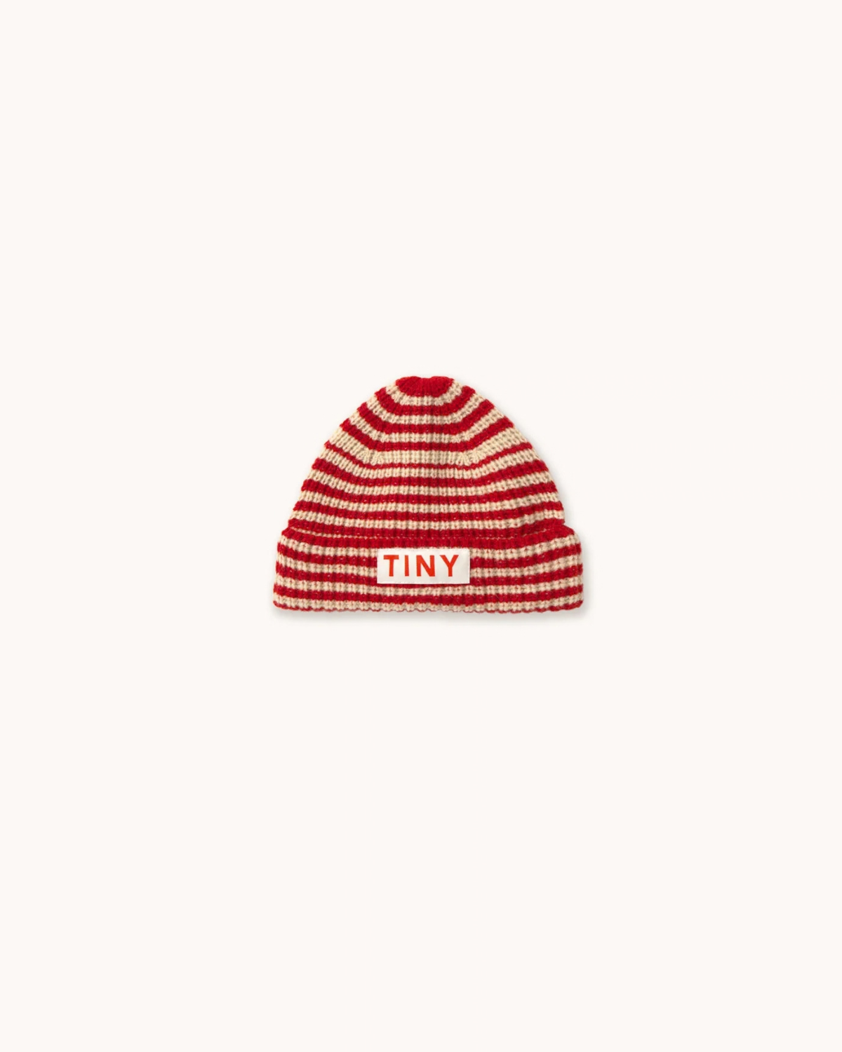 Stripes Beanie -dark red<br> Tiny Cottons