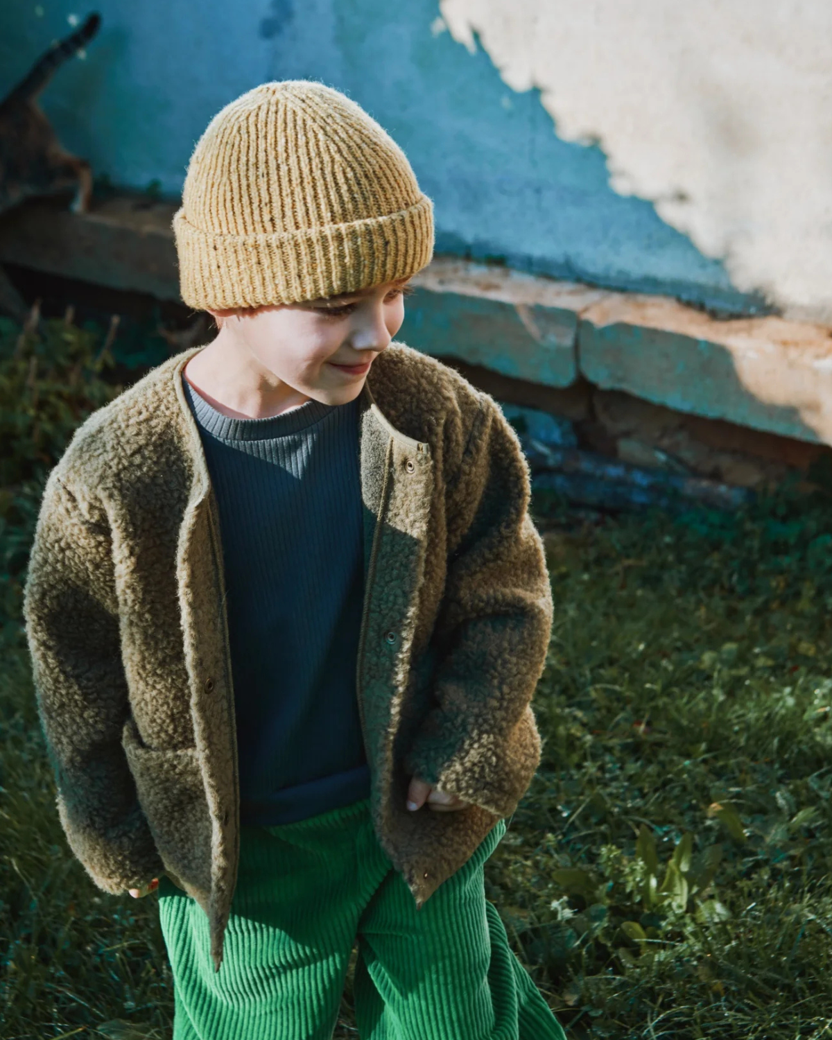 Beanie - Speckled Yellow
