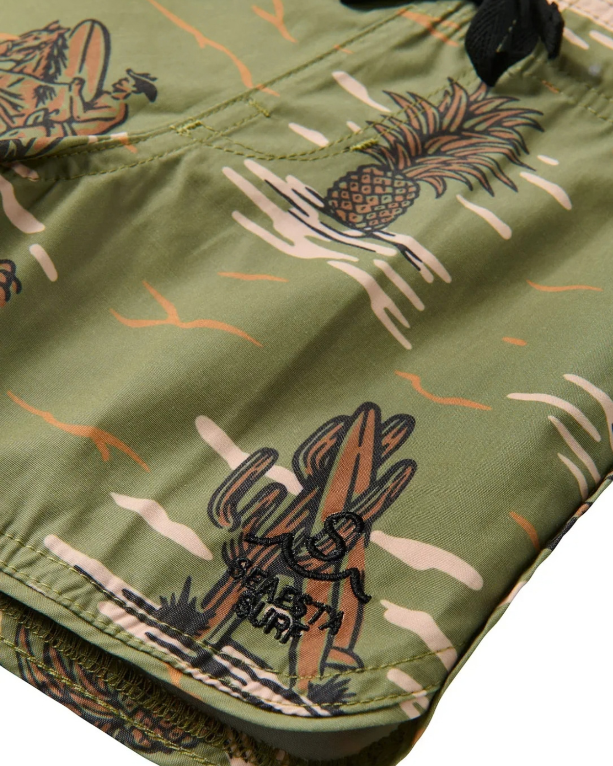 Surfing Cowboy Boardshort - cactus