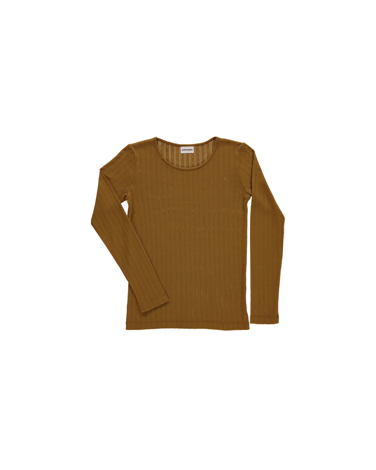 Womens Pointelle Tee - tapanede <br>Poudre Organic