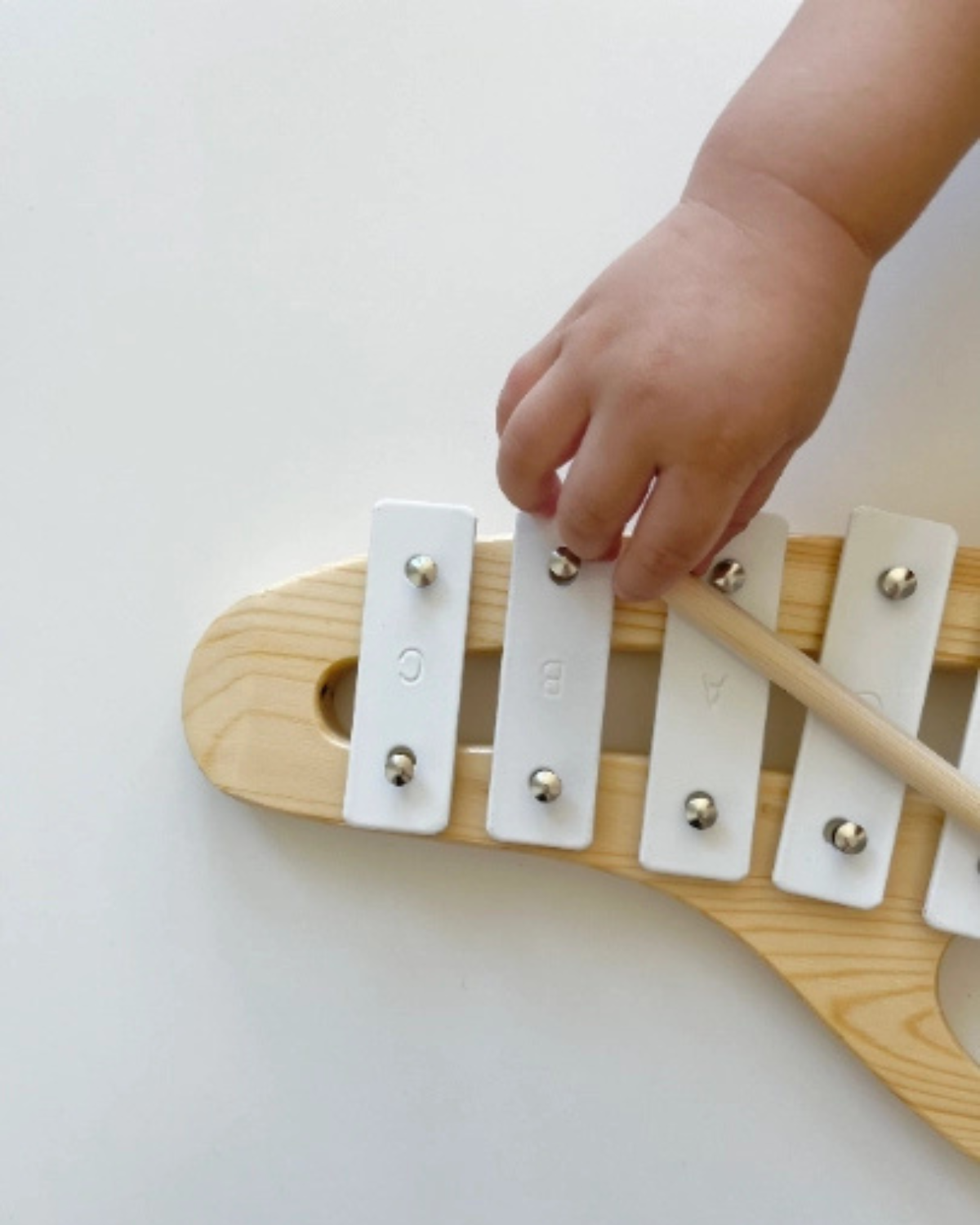 Minimalist Baby Wooden Xylophone Musical Instrument