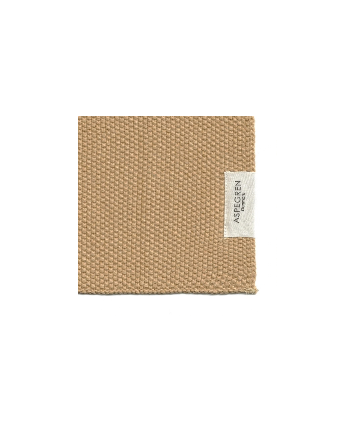 Knitted Dishcloths - golden/straw - Set of 2