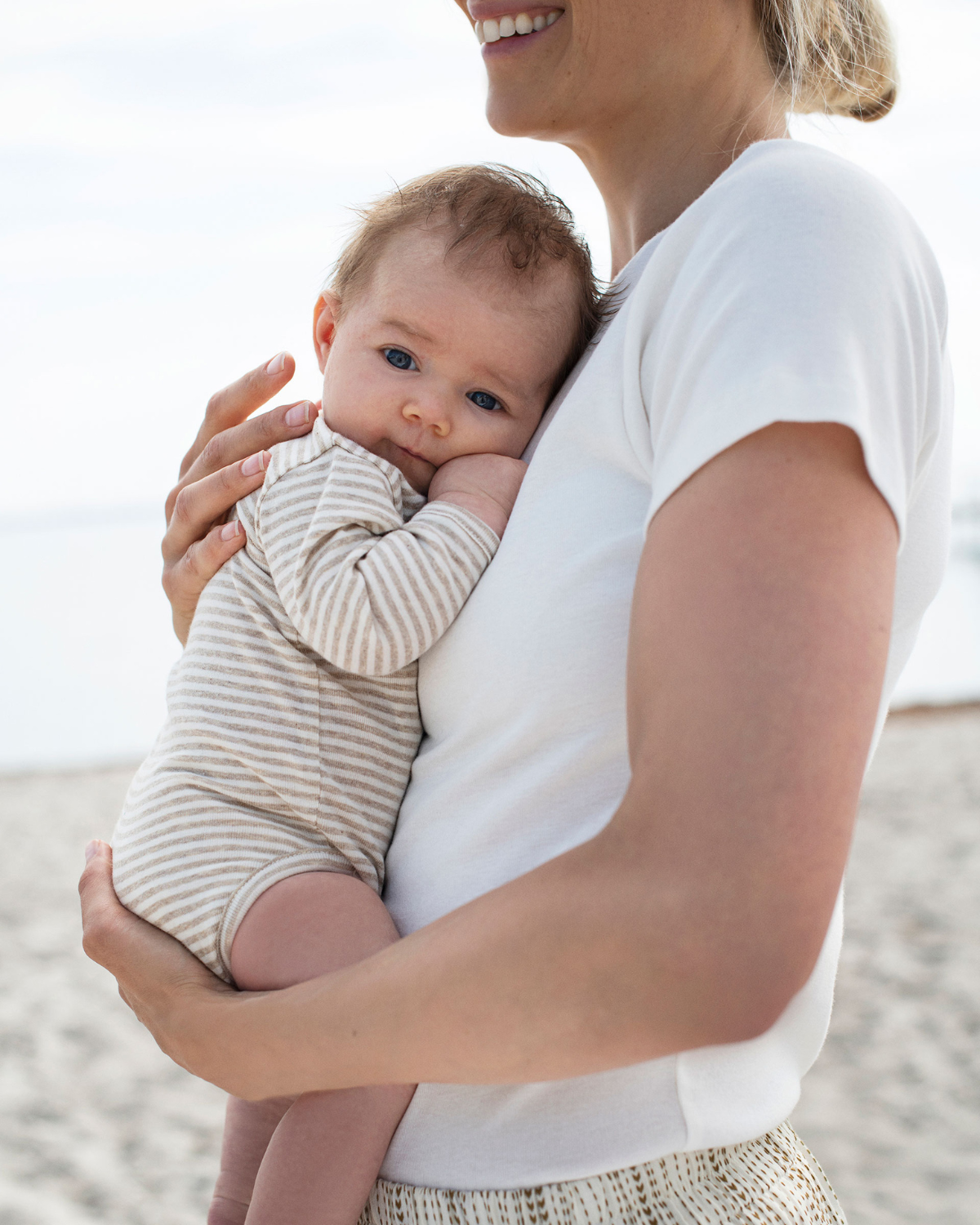 Baby Wrap Onesie - stripe <br> Serendipity