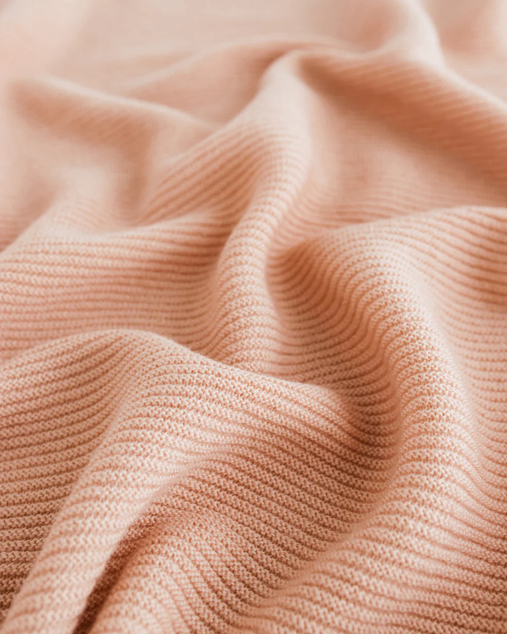 Blanket Gust - apricot <br>hvid