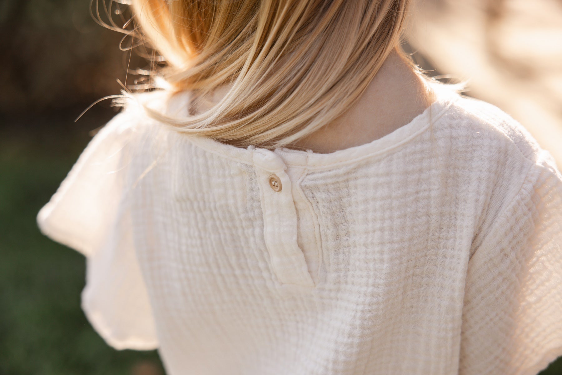 Baby Gauze Flutter Blouse