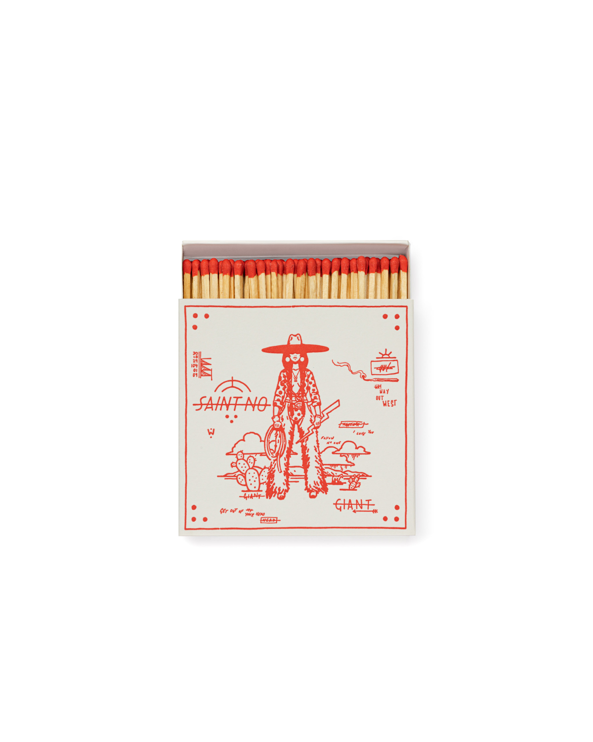 Designed way 'Out West' with our good friend, Saint No!