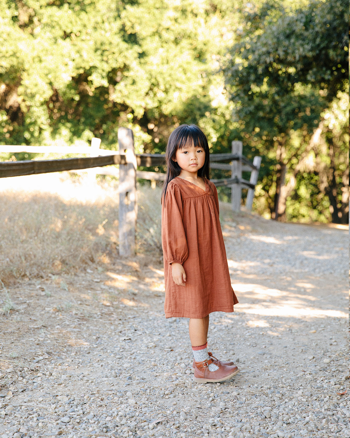 Baby Long Sleeve Muslin Frock