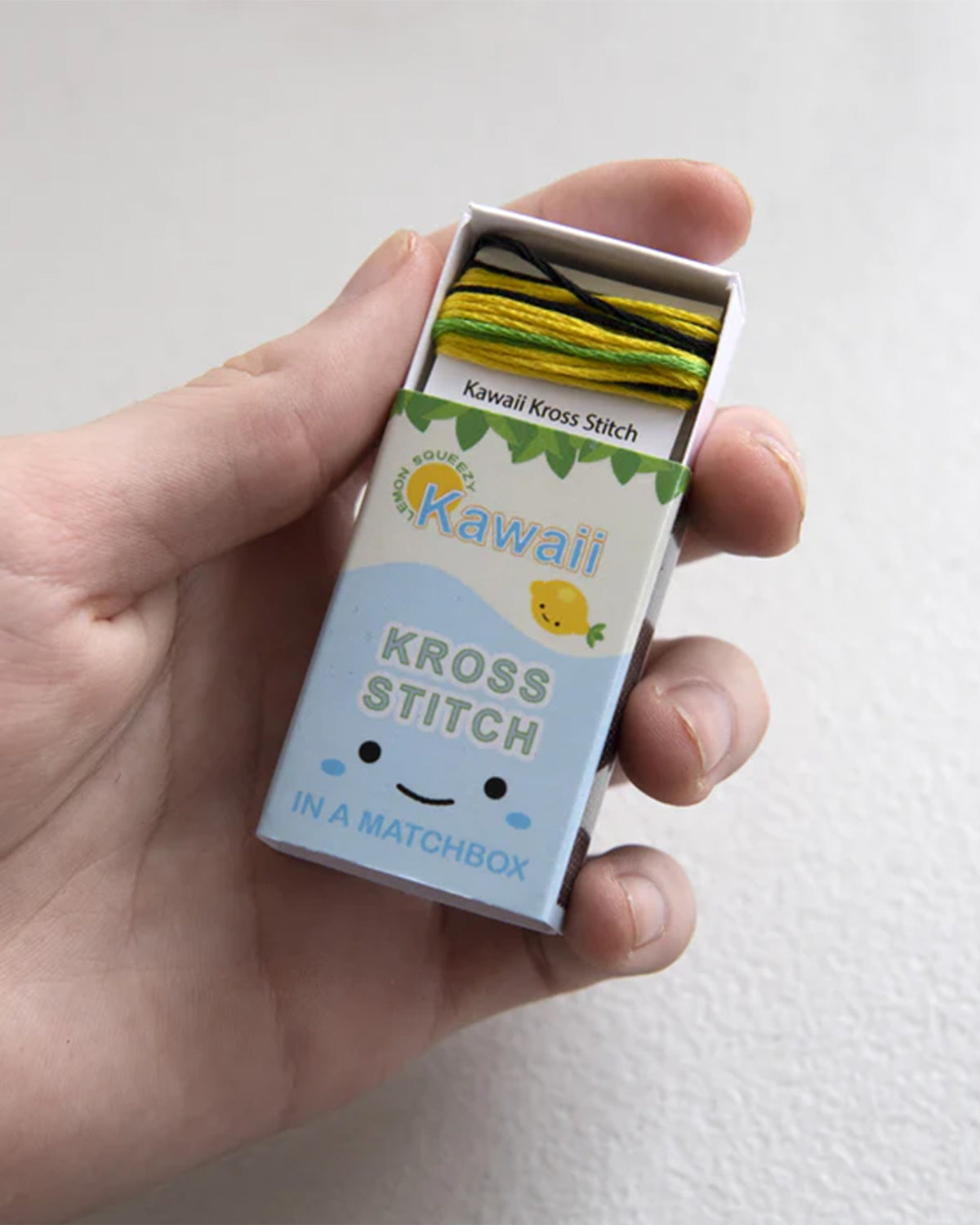 Mini Cross Stitch Kit with Lemon Design