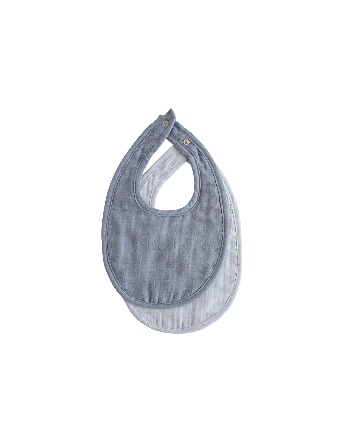 Muslin Bib 2-Pack - Tradewinds/Baby Blue