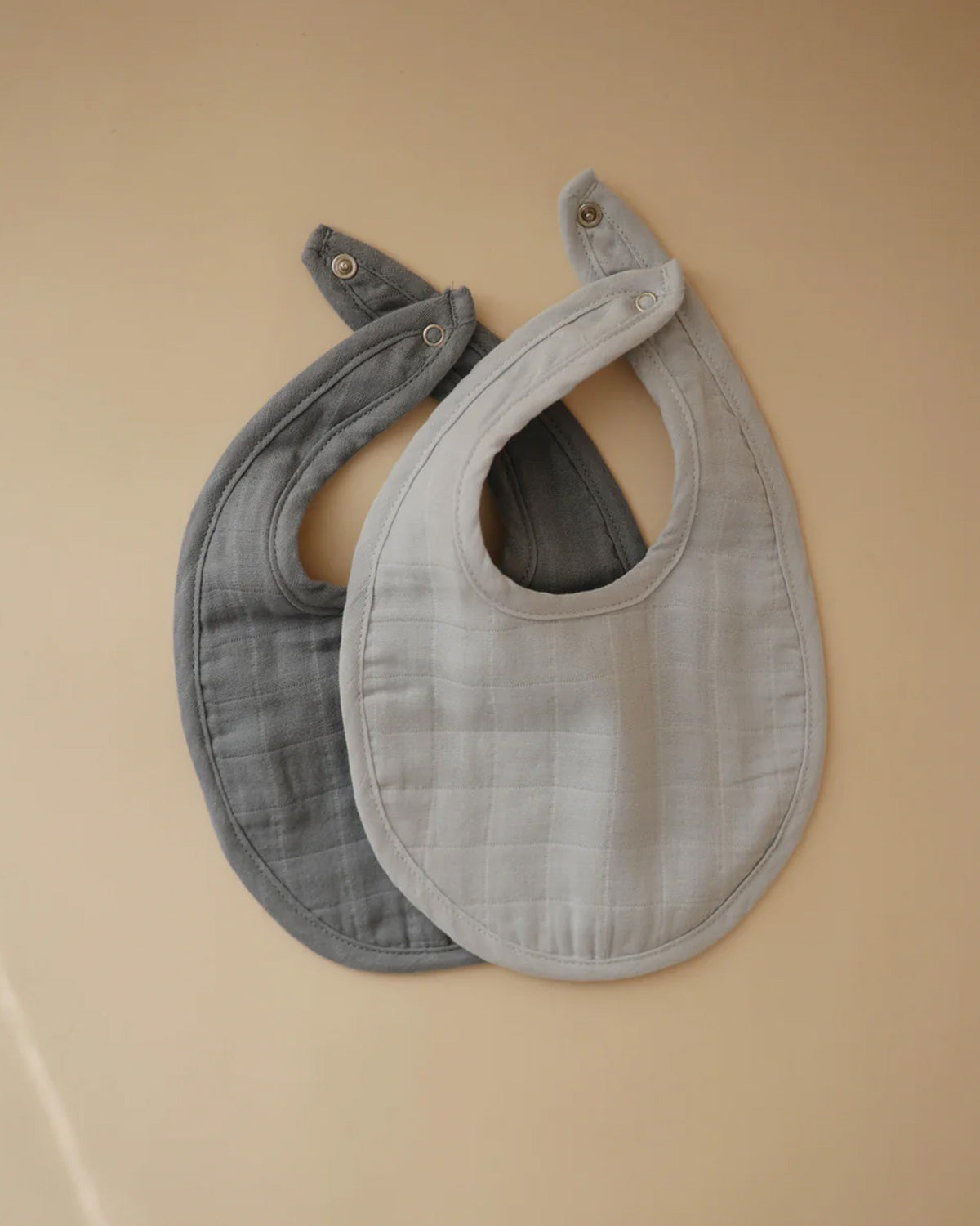 Muslin Bib 2-Pack - Tradewinds/Baby Blue