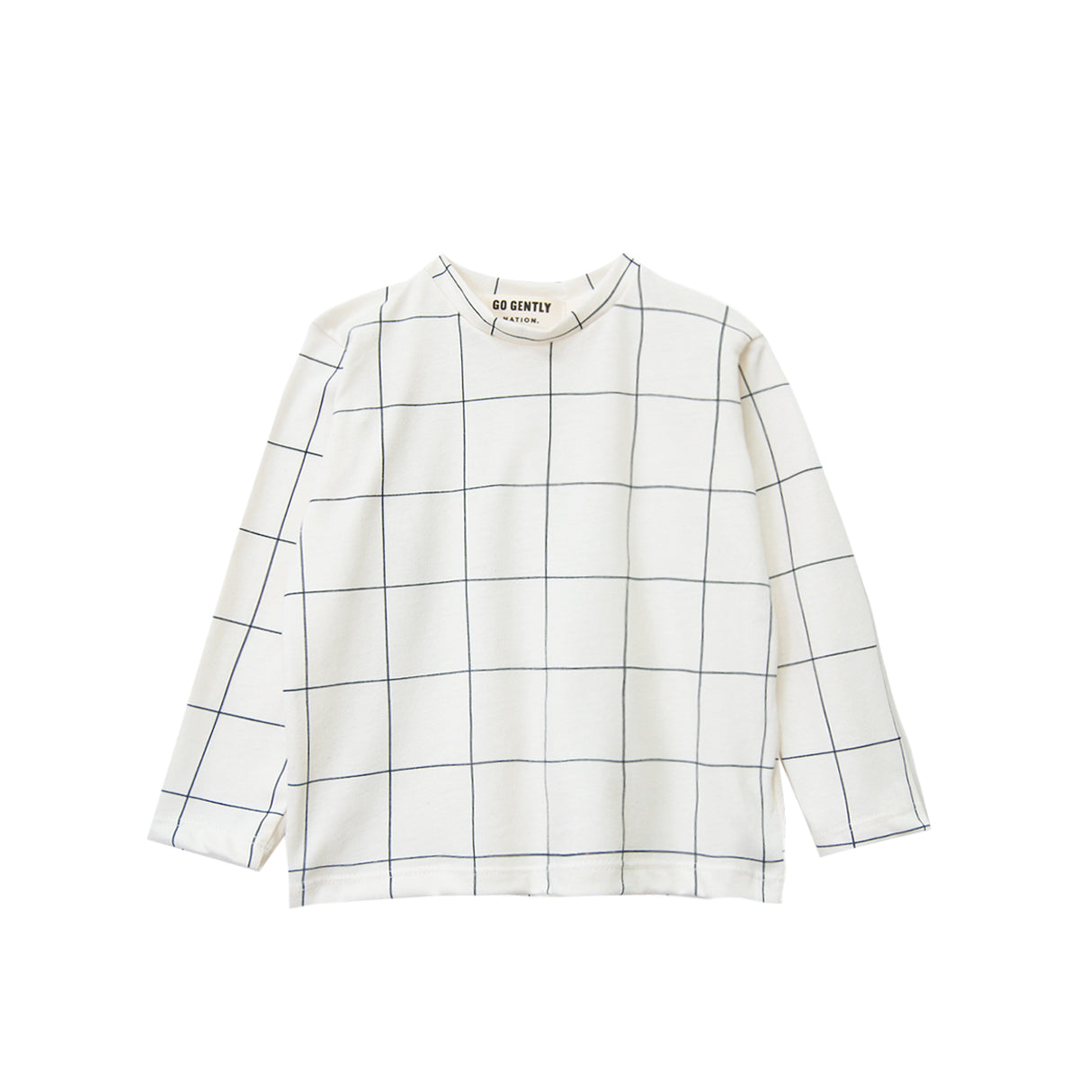 Long Sleeve Grid Tee