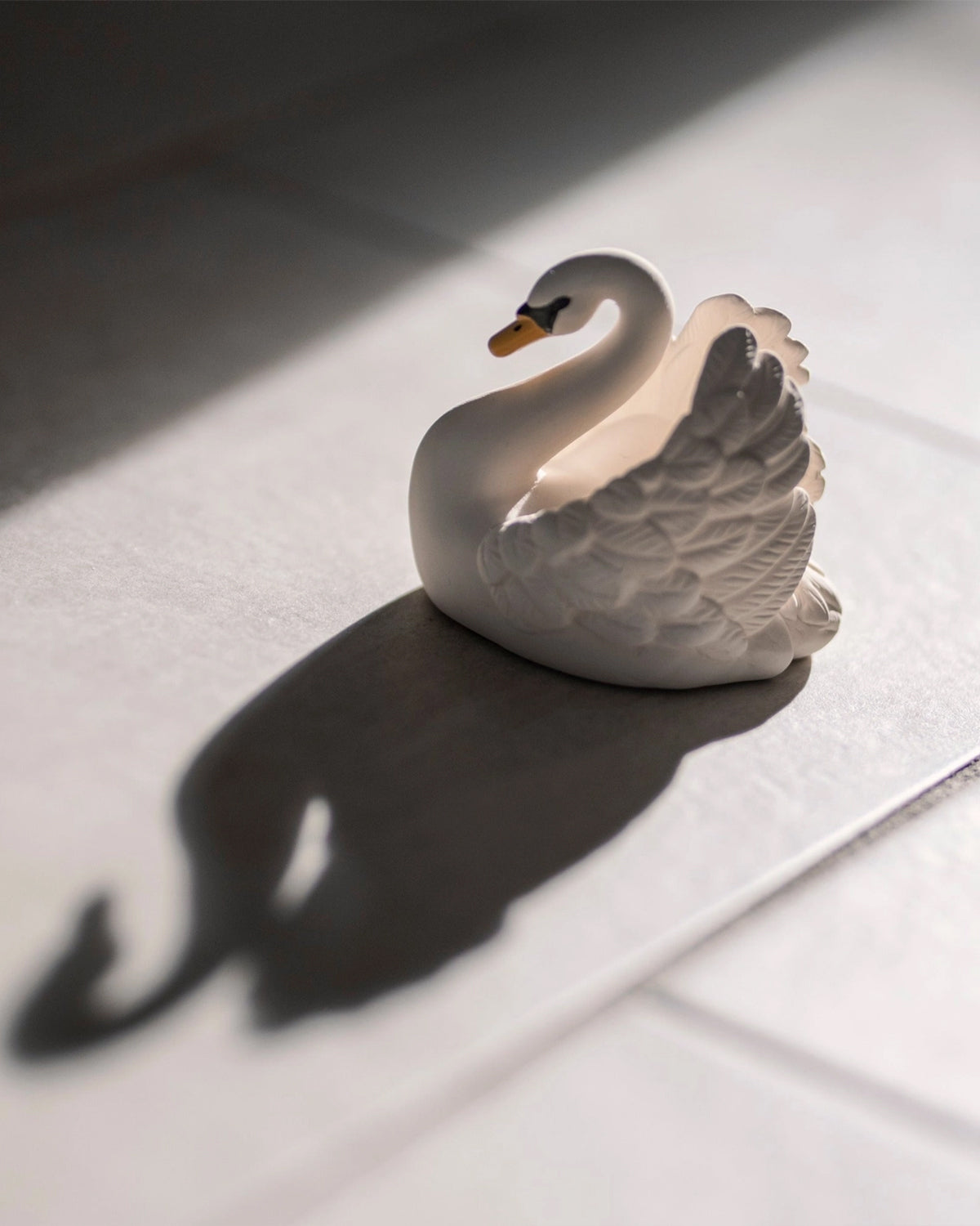Natural Rubber Bath Toy - Swan