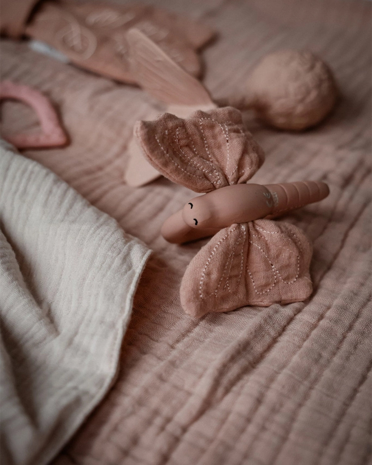 Natural Rubber Teether - Butterfly