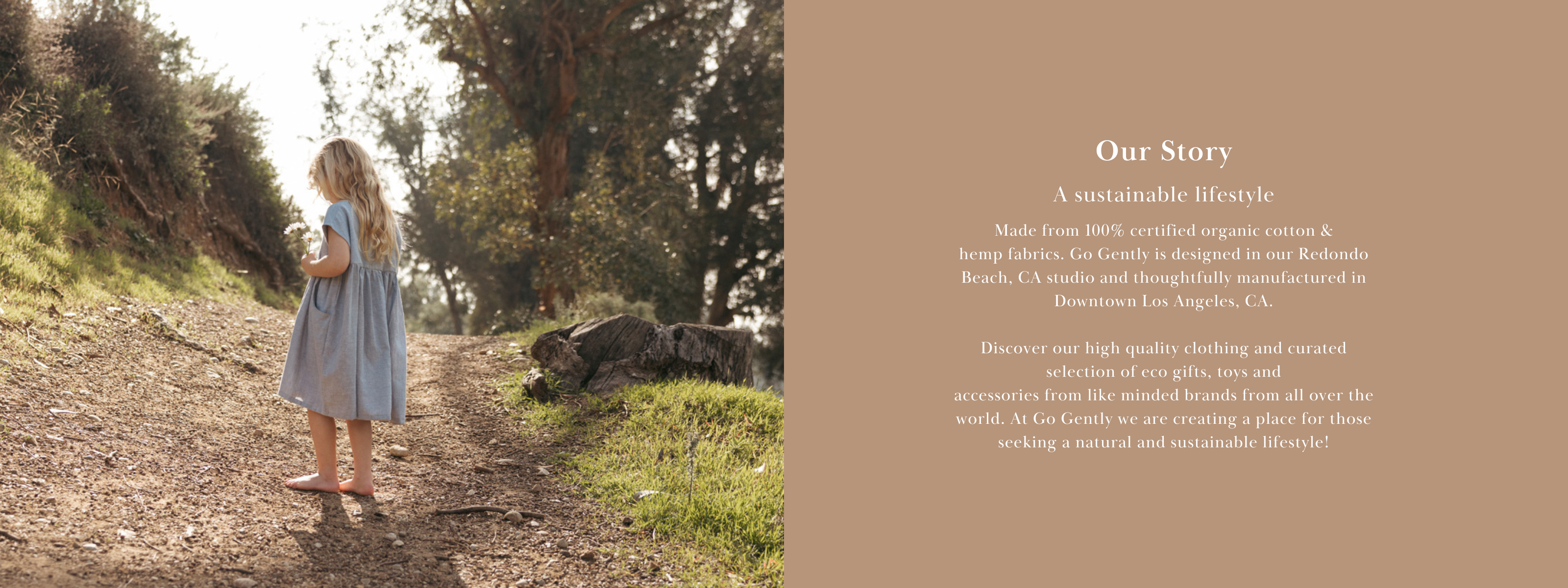 Our Story, a sustainable lifestyle