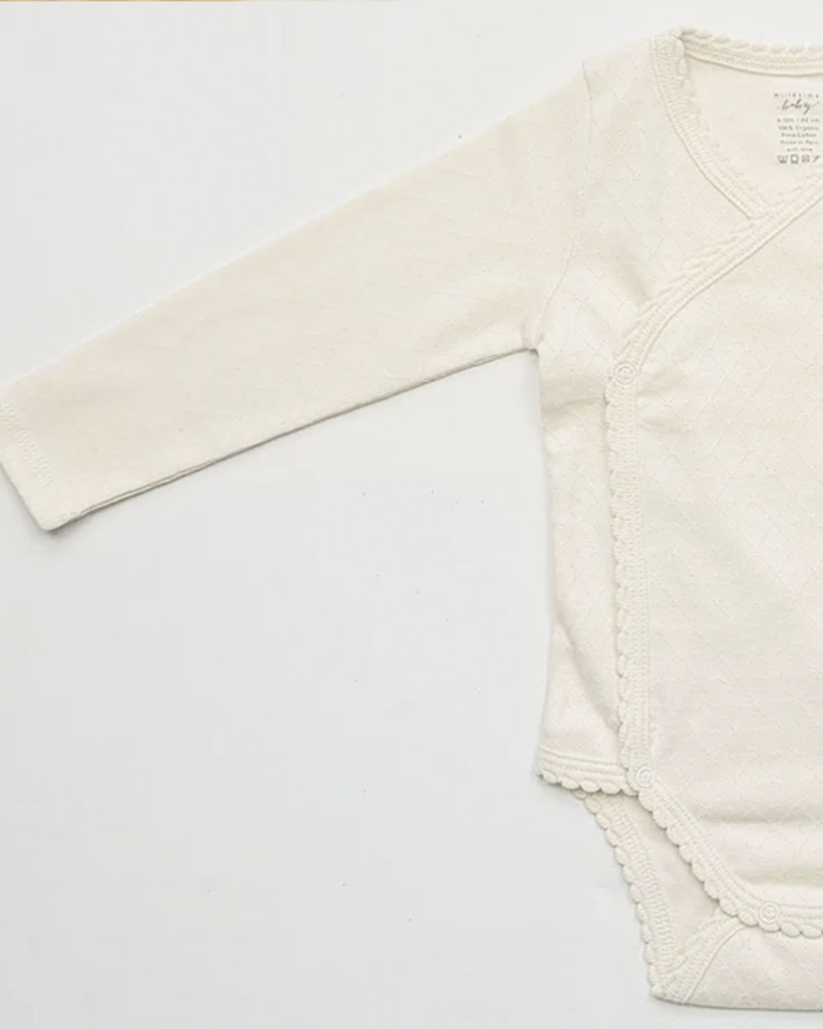 Pointelle Long Sleeve Onesie
