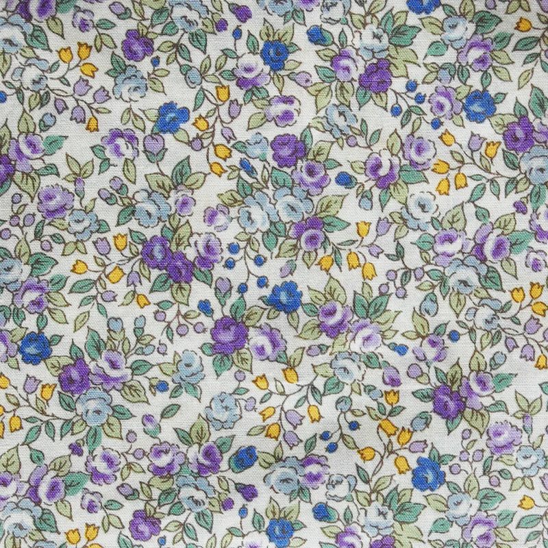 Mini Bow Headband - violet floral