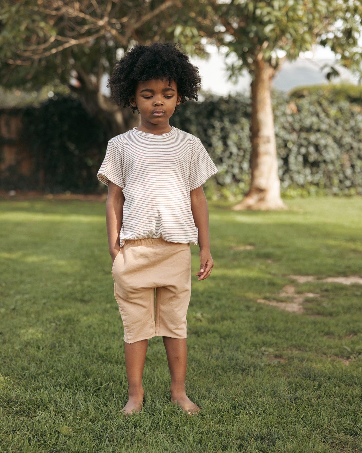 Raw Seam Track Short