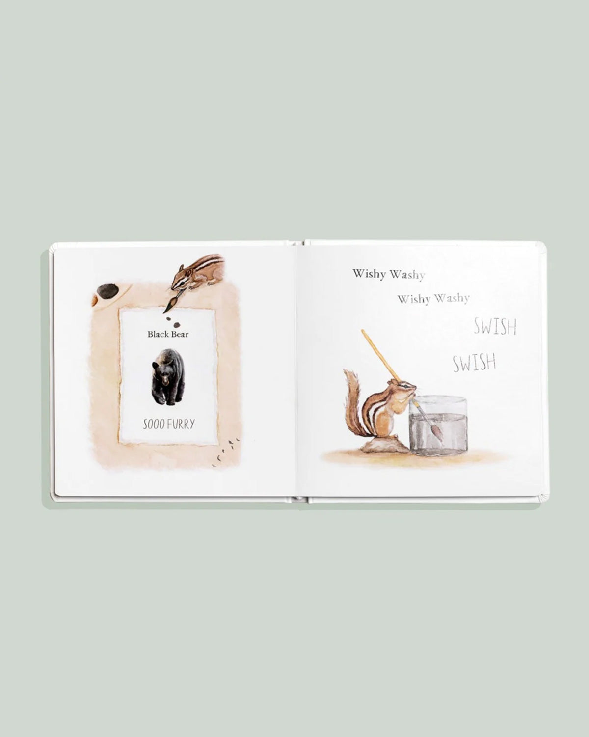 Wishy Washy: A Board Book of First Words and Colors